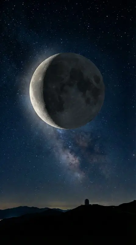 Moon waning crescent